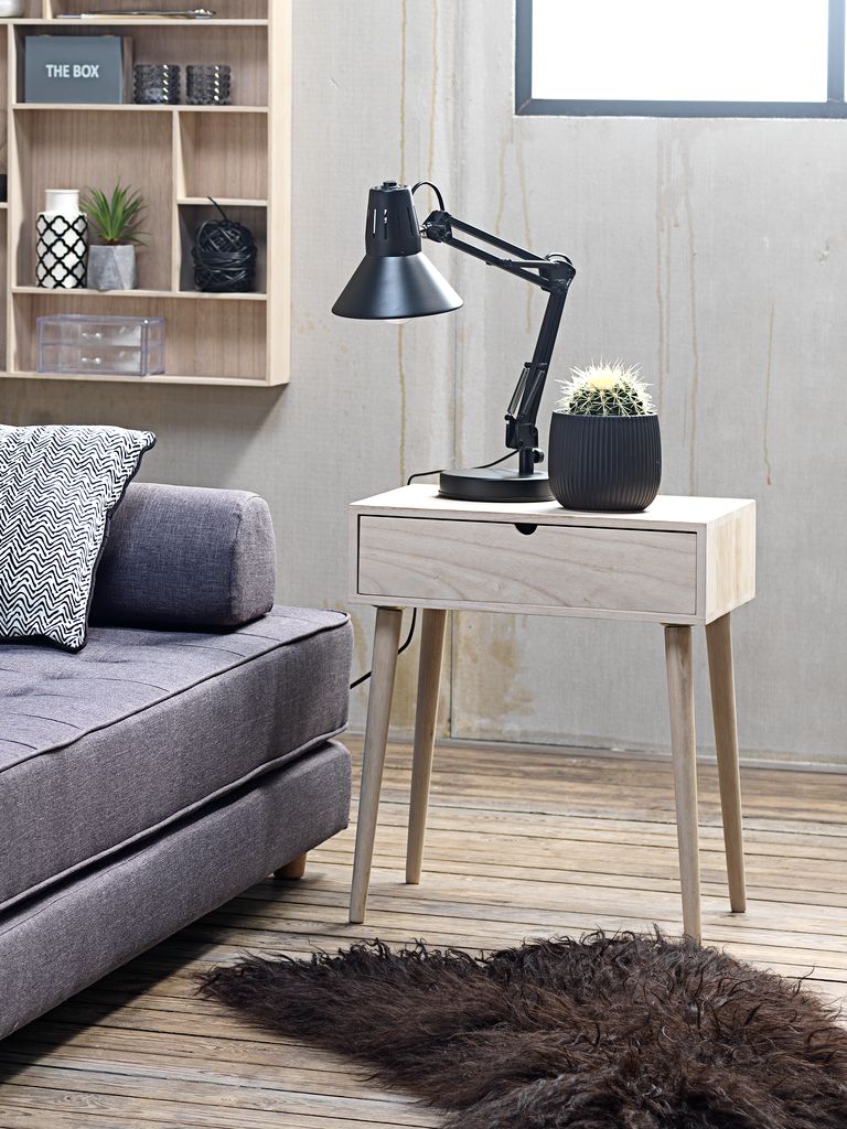 ILBRO Sängbord ILBRO 1 låda natur