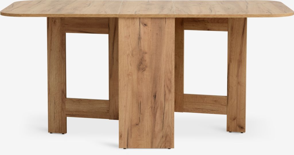 ALLING Matbord ALLING 80x100/163 varm ekfärgat