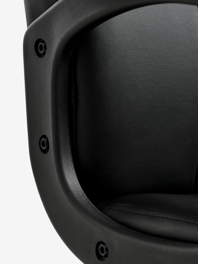 NIMTOFTE Kontorsstol NIMTOFTE svart konstläder/svart