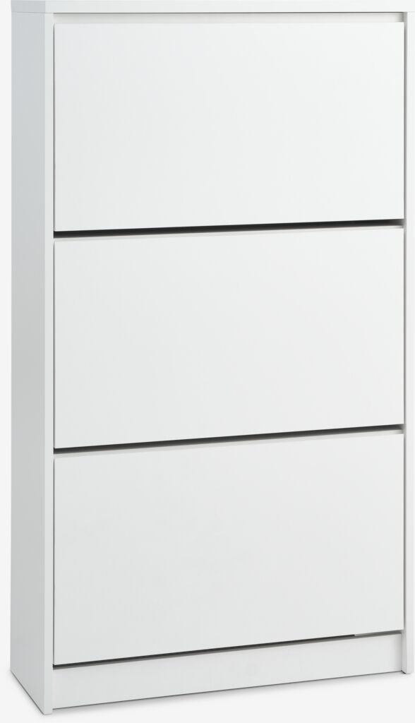 LIMFJORDEN Skoskåp LIMFJORDEN 3 fack vit