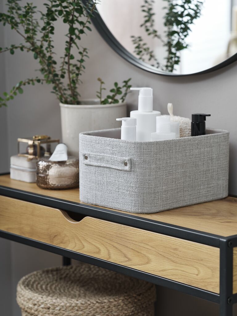 MALTE Korg MALTE B20xL26xH13cm grå