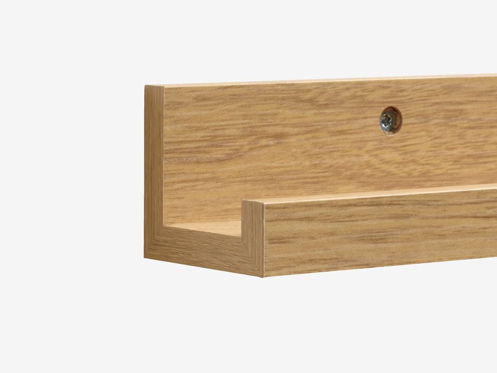 AVNEDE Fotohylla AVNEDE 60x7 natur ekfärgad