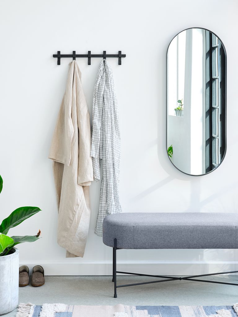 GALSTED Klädhängare GALSTED 5 okar svart