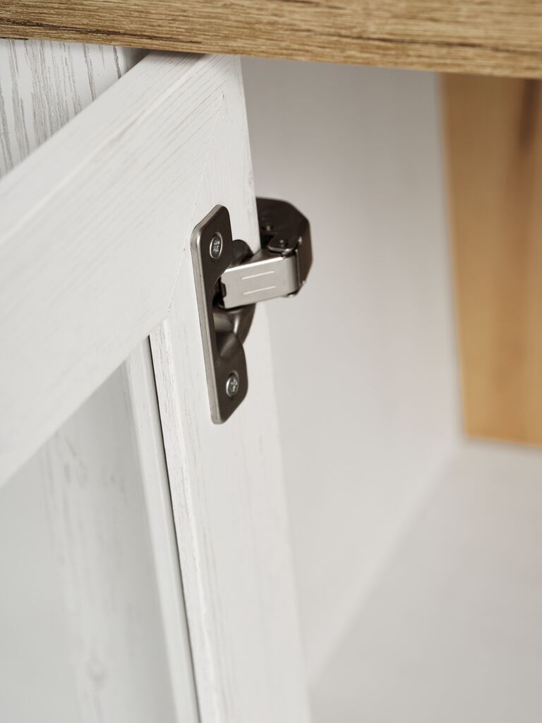 MARKSKEL Överdel MARKSKEL 2 dörrar vit/ekfärgad