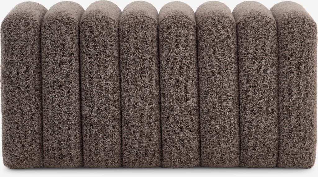 BISLEV Bänk BISLEV mörk sand tyg