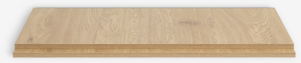 RABERG Hyllor t/RABERG 200 garderob 2st/pk varm ekfärgad