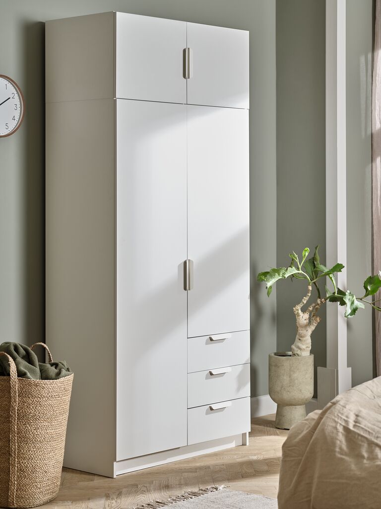 JENSLEV Överskåp JENSLEV 96x40 2 dörrar vit