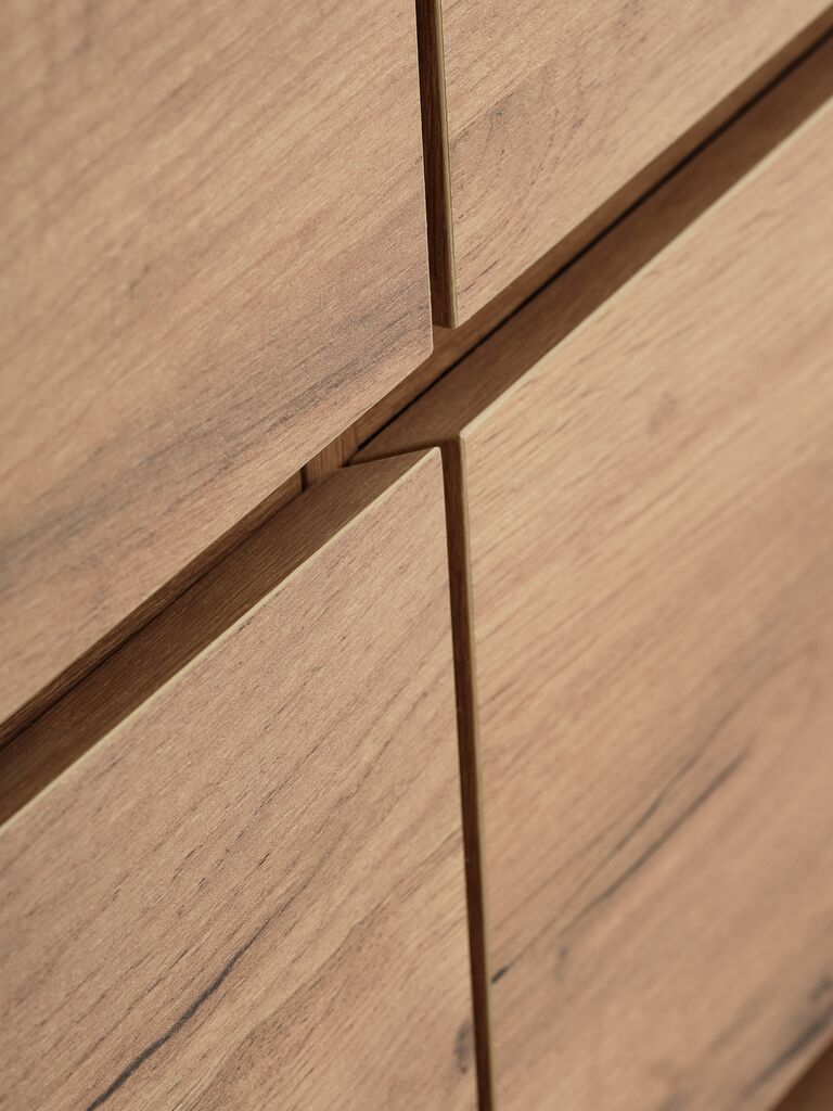 LIMFJORDEN Byrå LIMFJORDEN 3+3 lådor natur vildekfärgad