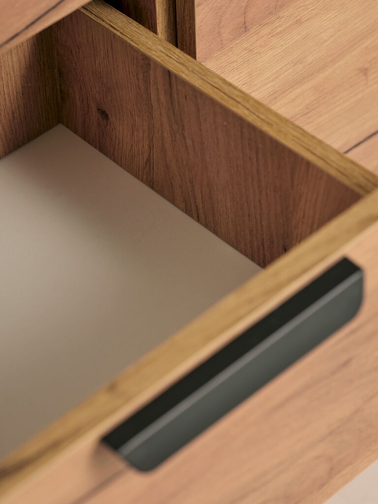 JENSLEV Byrå JENSLEV 4 lådor 1 dörr ek