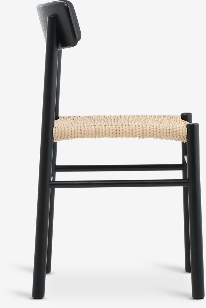 ISLEV Matstol ISLEV svart/natur