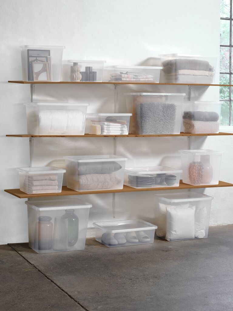 BASIC BOX Box BASIC BOX 20L m/lock transparent