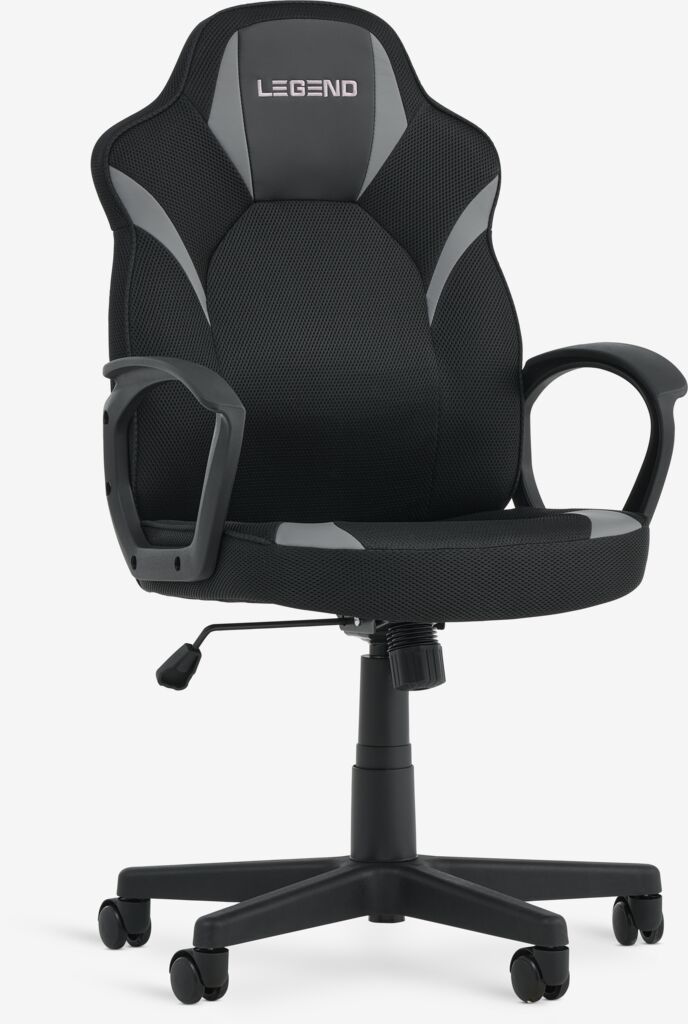 RANDRUP Gamingstol RANDRUP svart konstläder/mesh