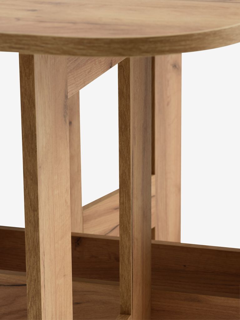 ALLING Matbord ALLING 80x100/163 varm ekfärgat