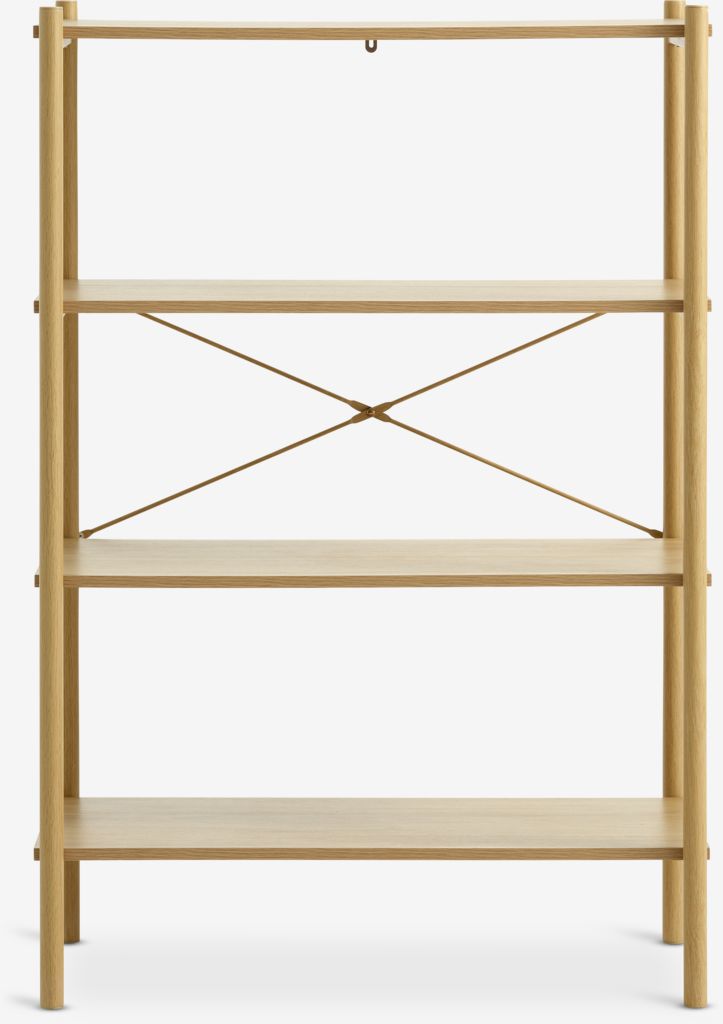 LINDVED Hyllenhet LINDVED 4 hyllor natur ekfärgad