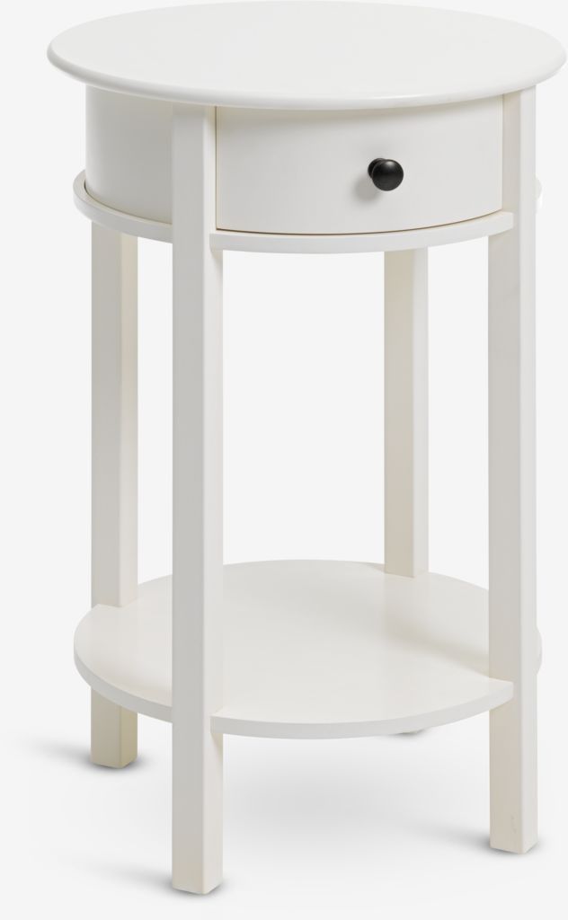 EGEBY Sängbord EGEBY 1 låda vit