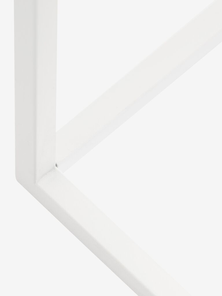 VIRUM Avlastningsbord VIRUM 26x80 m/hylla vit