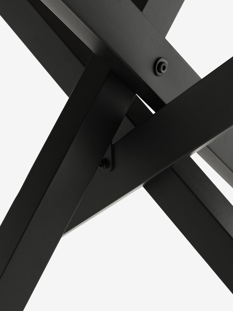 NORTOFT Matbord NORTOFT Ø120 varm ekfärgat/svart