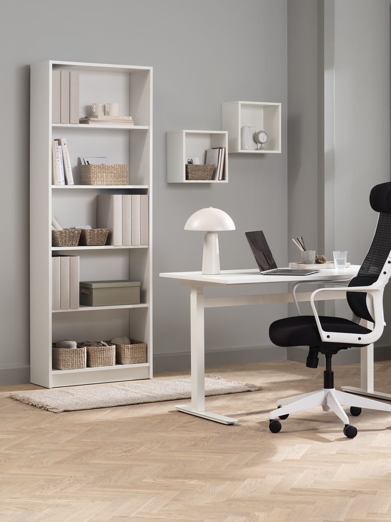 HORSENS Bokhylla HORSENS 5 hyllor bred vit