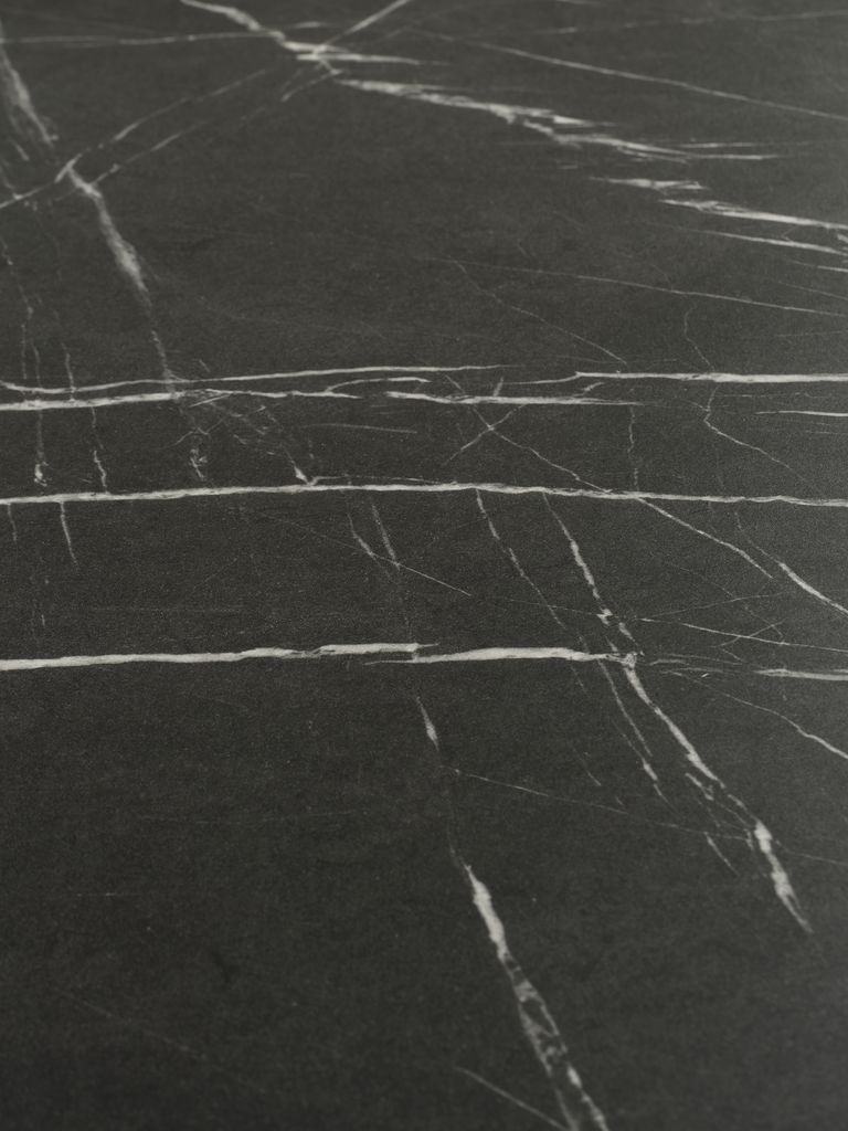 KRONDAL Matbord KRONDAL 90x180 marmorlook svart