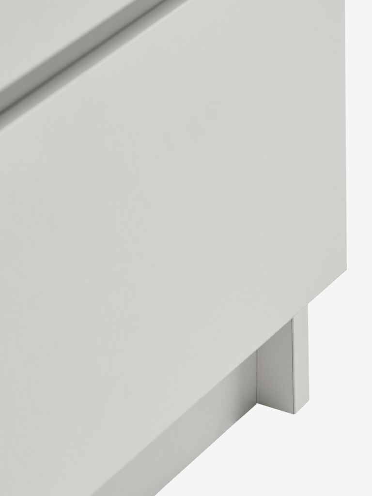 LIMFJORDEN Sängbord LIMFJORDEN 2 lådor vit