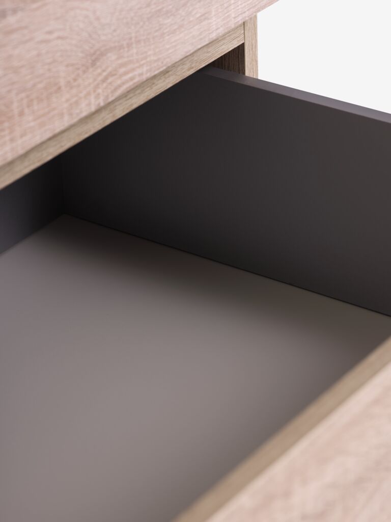 LIMFJORDEN Byrå LIMFJORDEN 4 lådor ljus ekfärgad