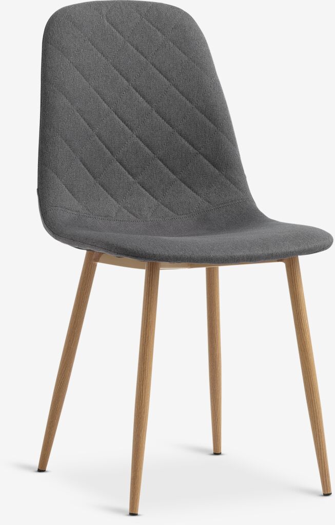 JONSTRUP Matstol JONSTRUP asfalt tyg/natur ekfärgad