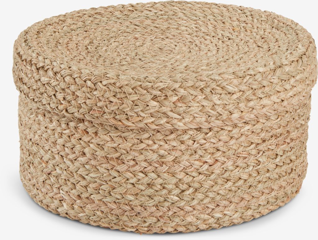 FRITLEV Box FRITLEV Ø29xH15cm m/lock natur