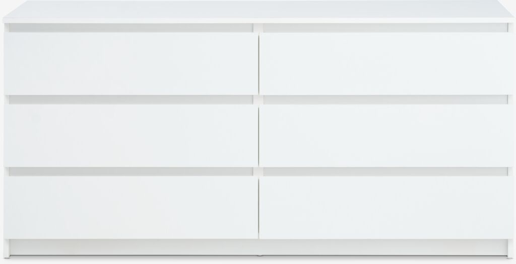 TANGE Byrå TANGE 3+3 lådor vit