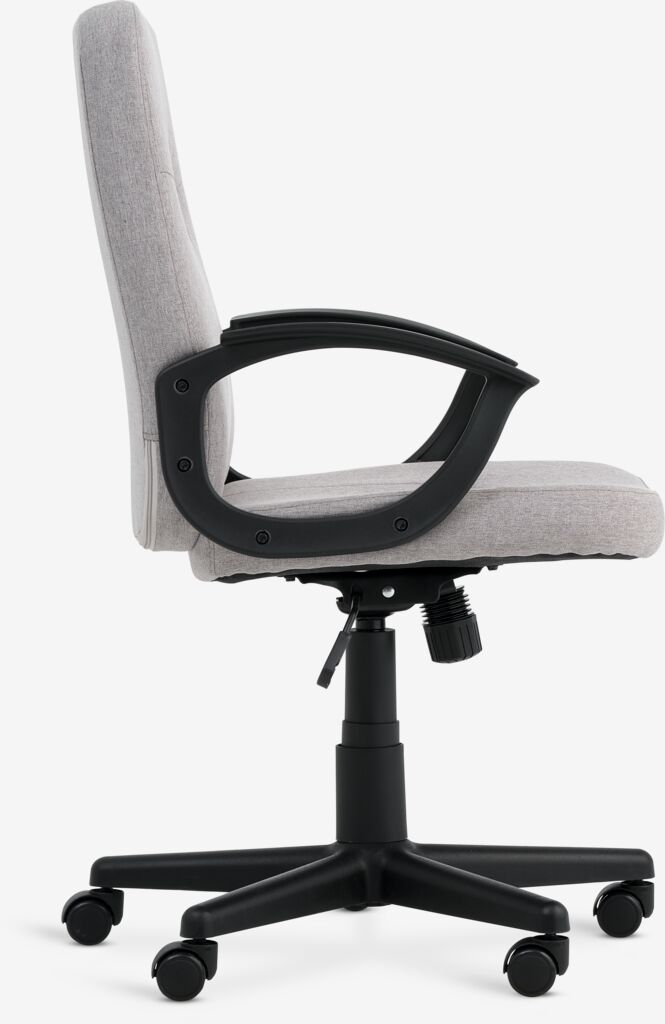 NIMTOFTE Kontorsstol NIMTOFTE grått tyg/svart