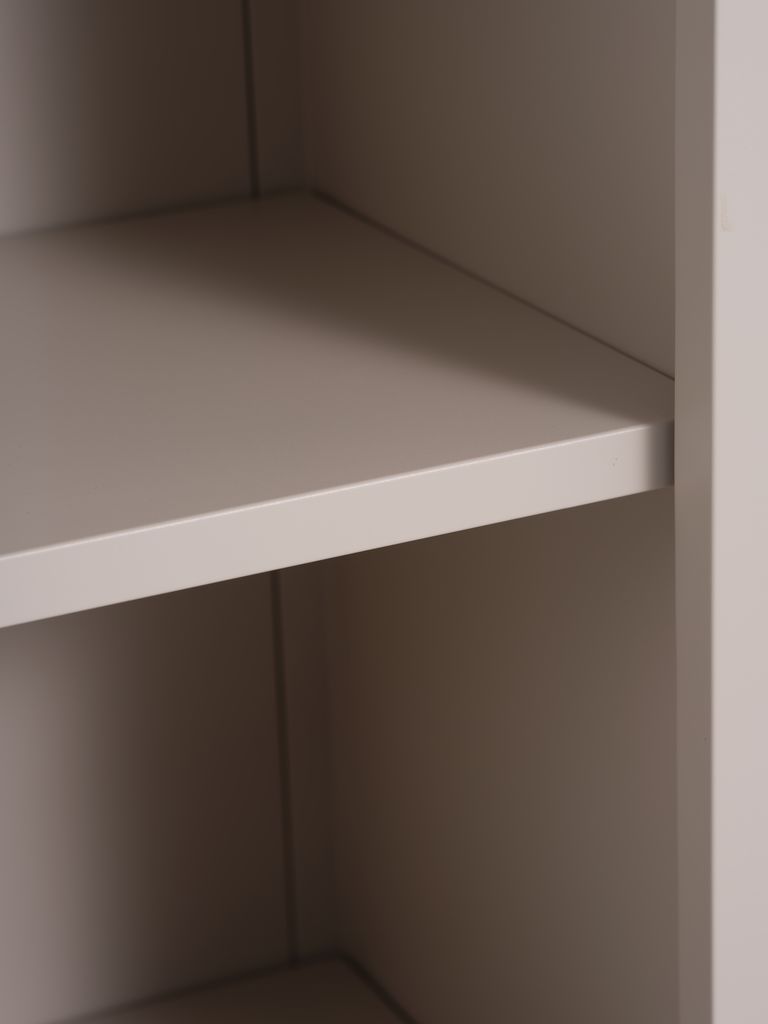 HOPTRUP Vitrinskåp HOPTRUP 1 dörr beige