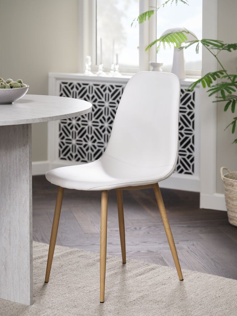 JONSTRUP Matstol JONSTRUP vit/natur ekfärgad