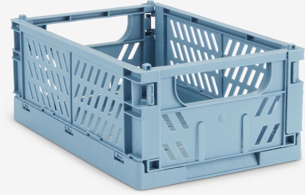 MILAS Korg MILAS B16xL25xH10 hopfällbar blå