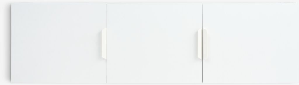 JENSLEV Överskåp JENSLEV 144x40 3 dörrar vit