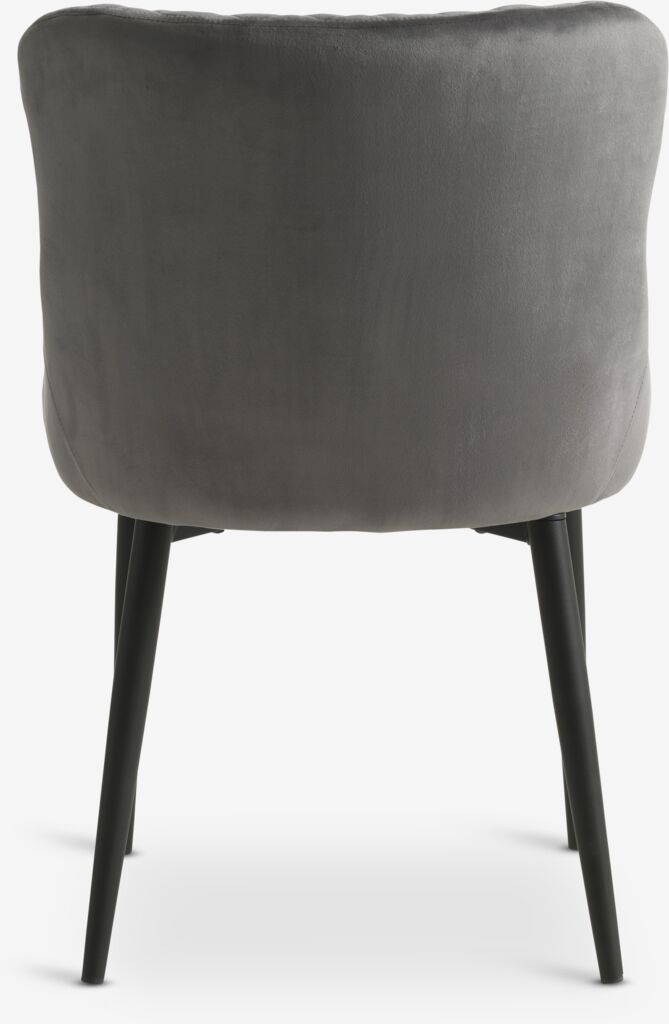 PEBRINGE Matstol PEBRINGE sammet grå/svart