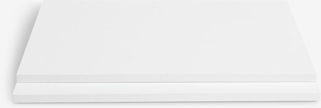 ODDER/LIMFJORDEN Hyllor t/ODDER/LIMFJORDEN 2 dörrar 2st/pk vit