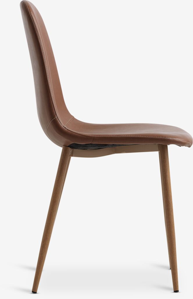 JONSTRUP Matstol JONSTRUP konjak konstläder/natur ek