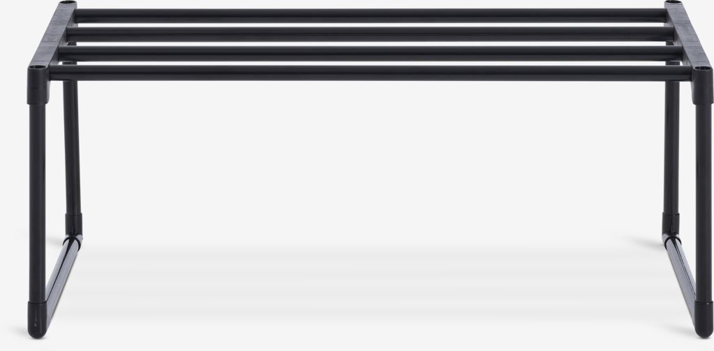 BORNHOLM Skohylla BORNHOLM 1 hylla stapelbar svart