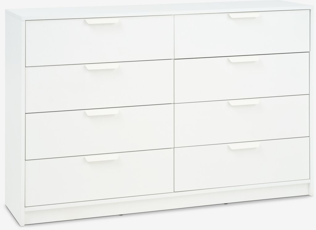 JENSLEV Byrå JENSLEV 4+4 lådor vit