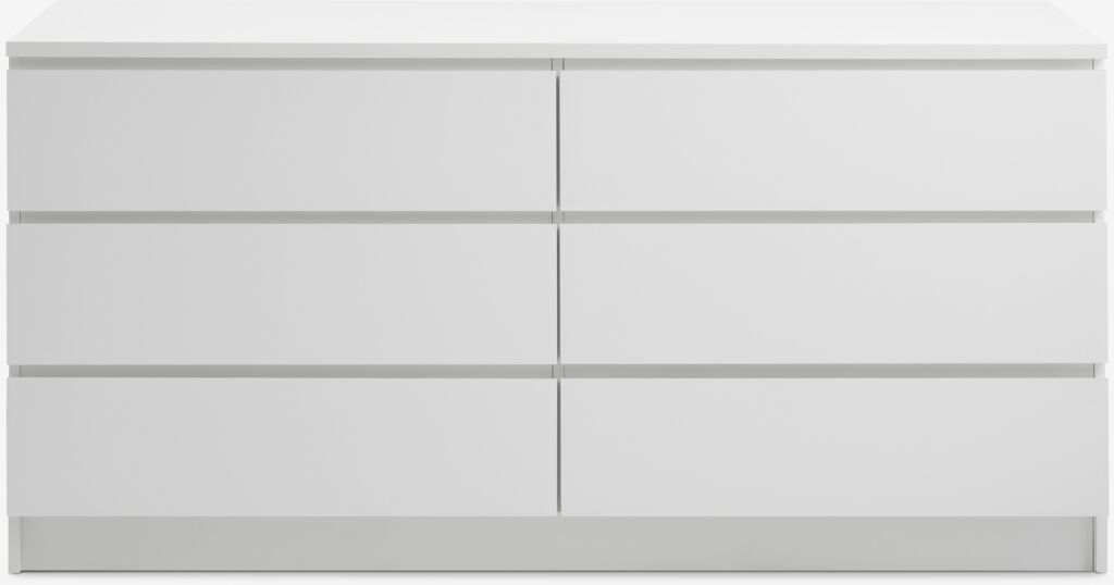 LIMFJORDEN Byrå LIMFJORDEN 3+3 lådor vit
