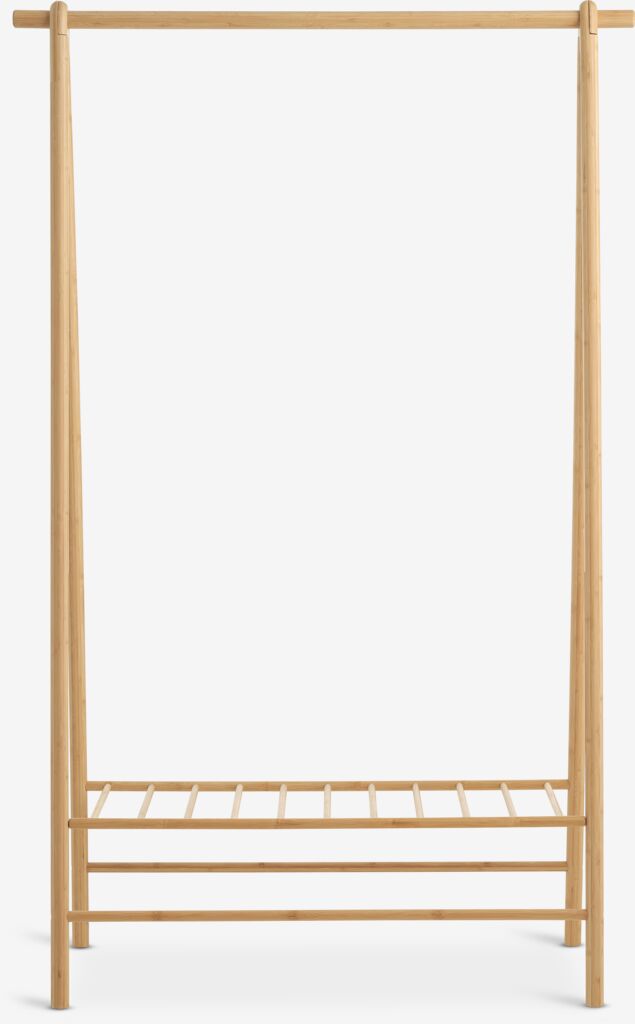 VANDSTED Klädstång VANDSTED 1 hylla bambu