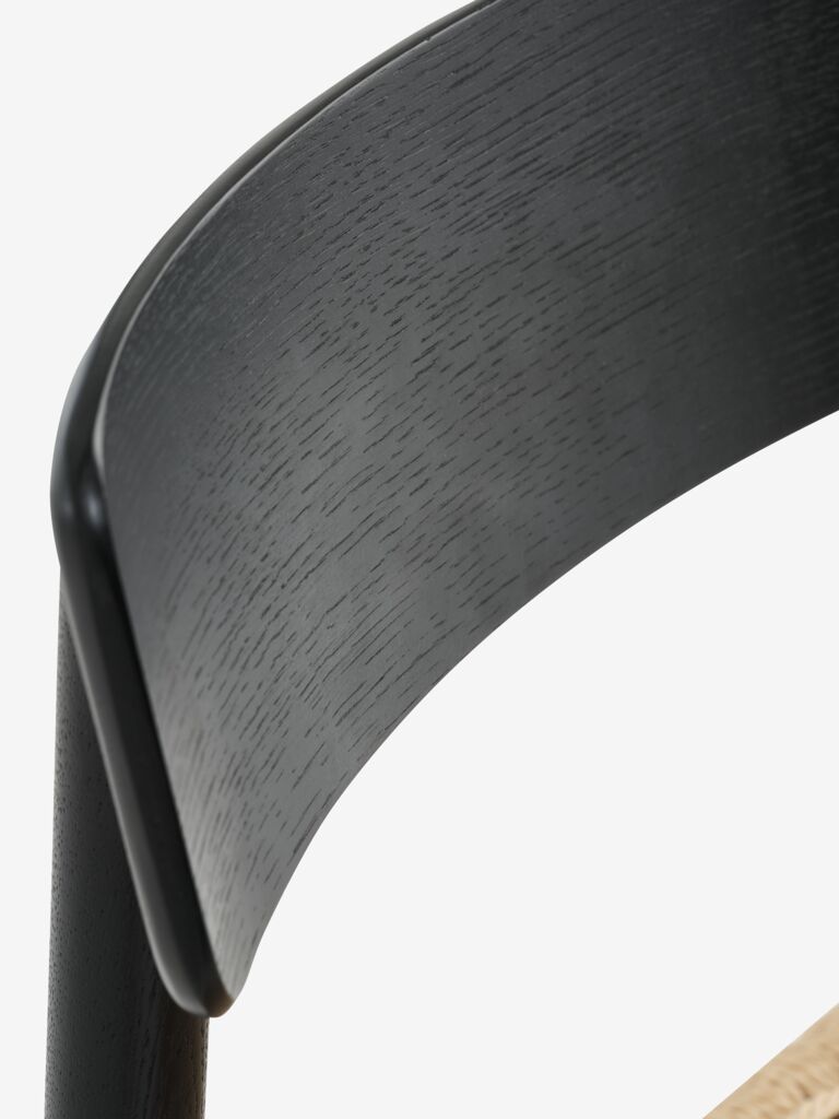 ISLEV Matstol ISLEV svart/natur