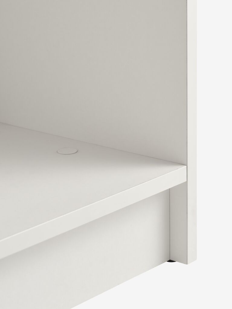 MOSBJERG Bokhylla MOSBJERG 10 hyllor vit