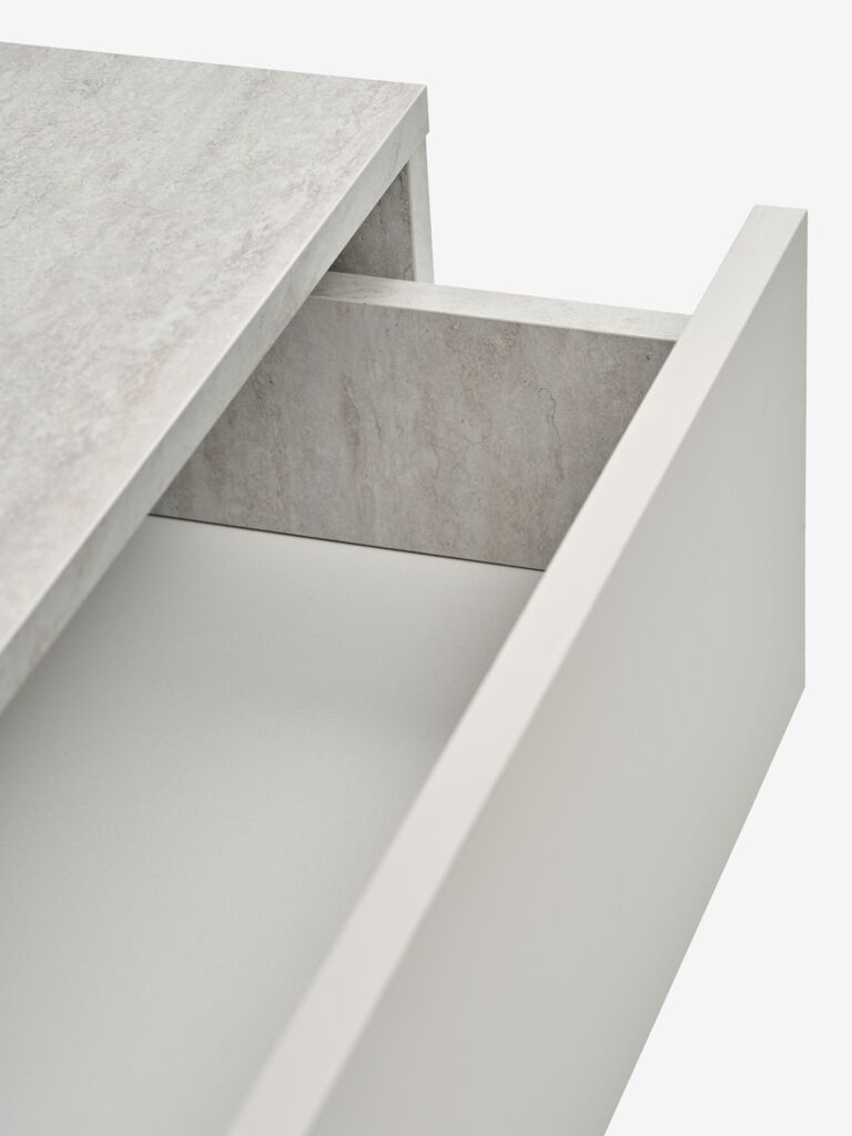 BILLUND Byrå BILLUND 3+3 lådor travertinfärgad/beige