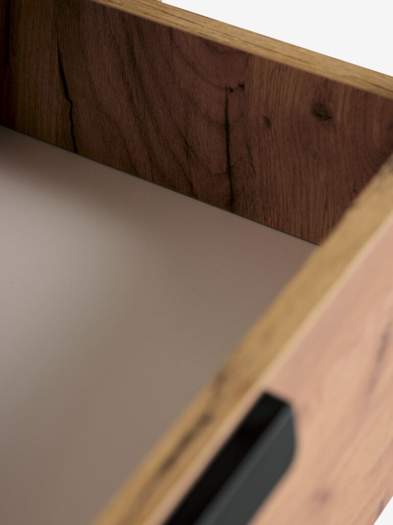 JENSLEV Byrå JENSLEV 4 lådor natur vildekfärgad