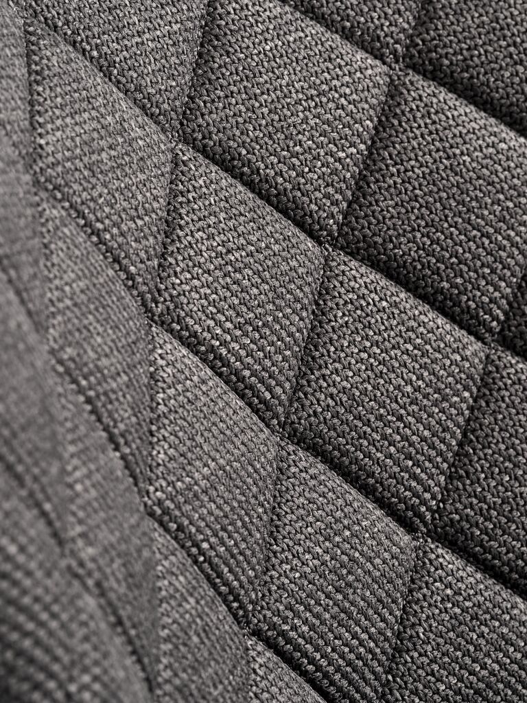 PEBRINGE Sivbordsstol PEBRINGE mörkgrått tyg/svart