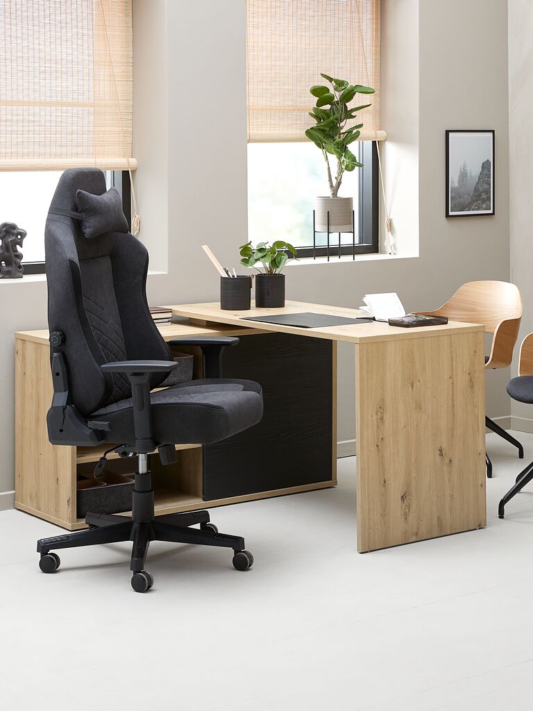 ABILDAA Gamingstol ABILDAA antracitgrått tyg