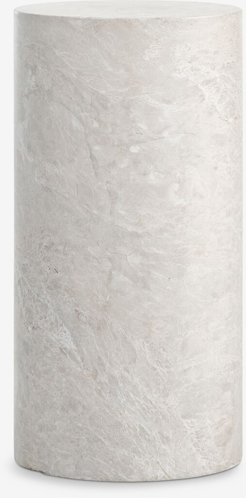 LUMBY Piedestal LUMBY Ø30 marmorfärgad
