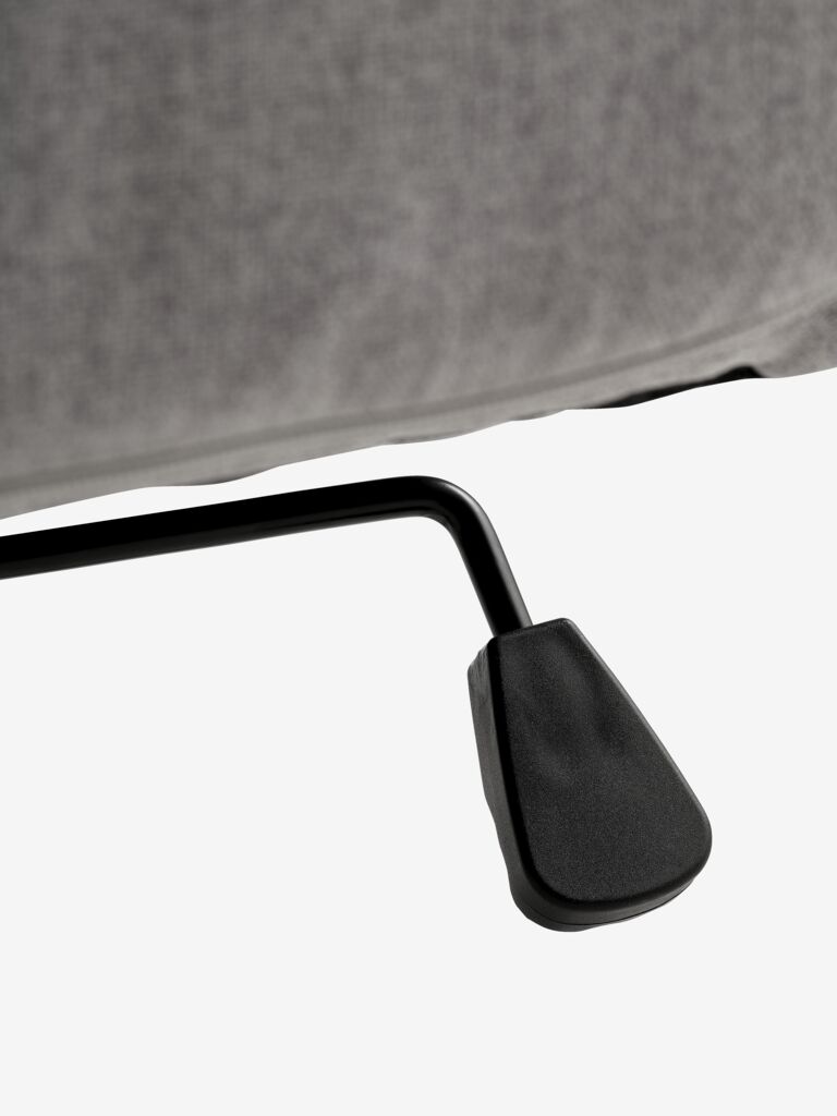 SKODSBORG Kontorsstol SKODSBORG grått tyg/svart