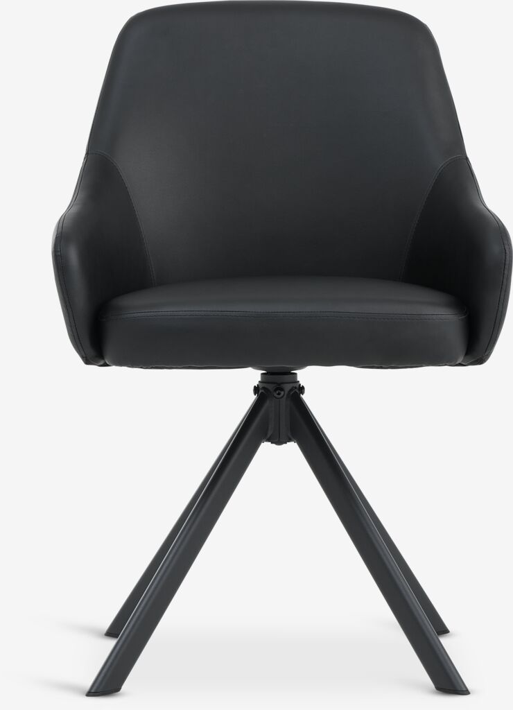 ROSTRUP Matstol ROSTRUP vrid svart