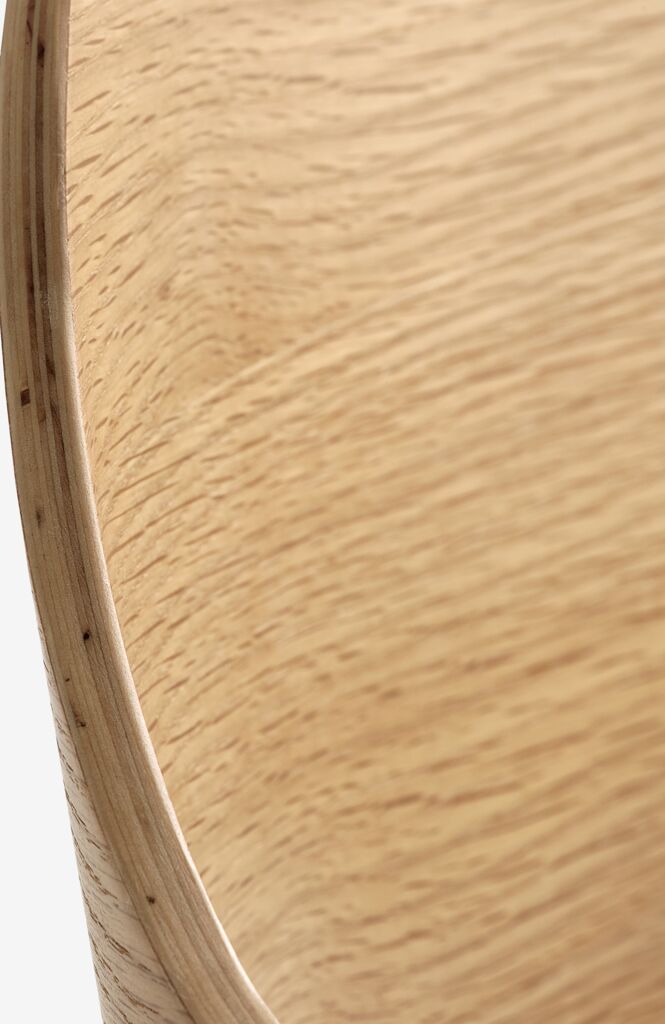 HVIDOVRE Matstol HVIDOVRE natur ek/svart tyg